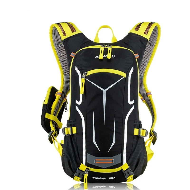 yellow backpack