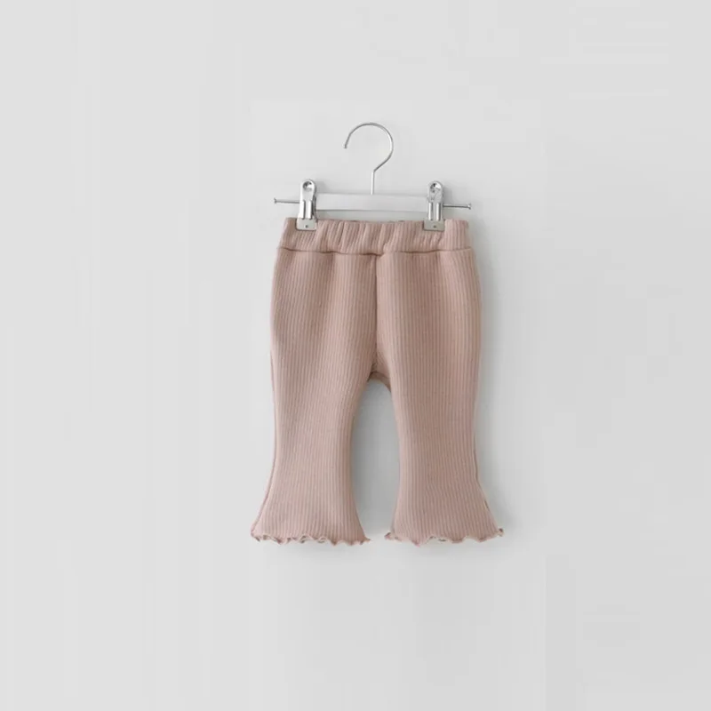 autumn  Newborn Infant Baby Girls trousers Girl Plaid bell-bottoms  Fashion Baby clothing 2