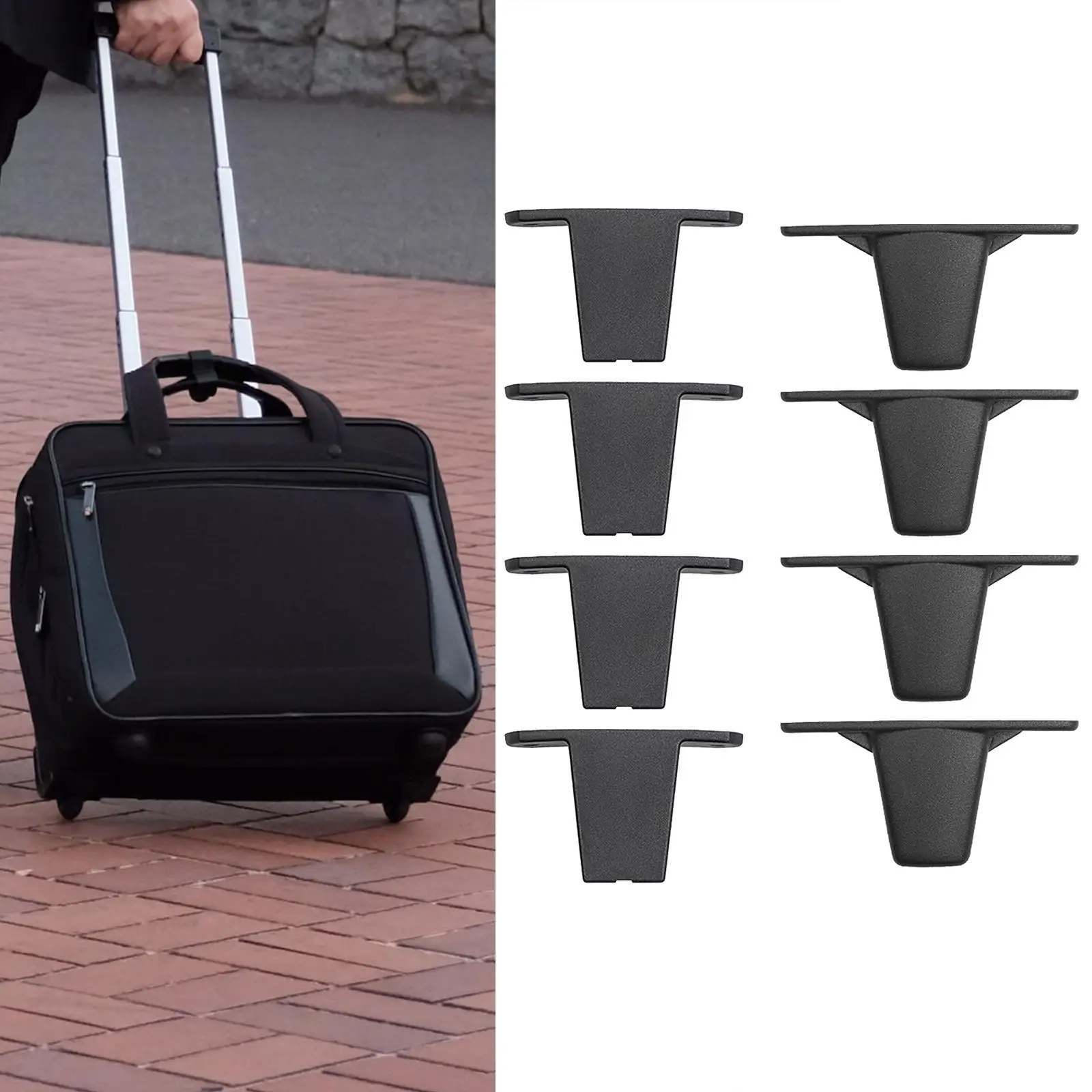 SURENHAP Roulettes De Remplacement Pour Valise 2pcs à Bagages De Valise