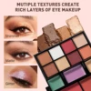 Portable Multi-Use Make Up Set, Glitter Mini Holiday Gift Creamy Facial Travel Makeup Kits with Blush & Eyeshadow & Lip Gloss 2
