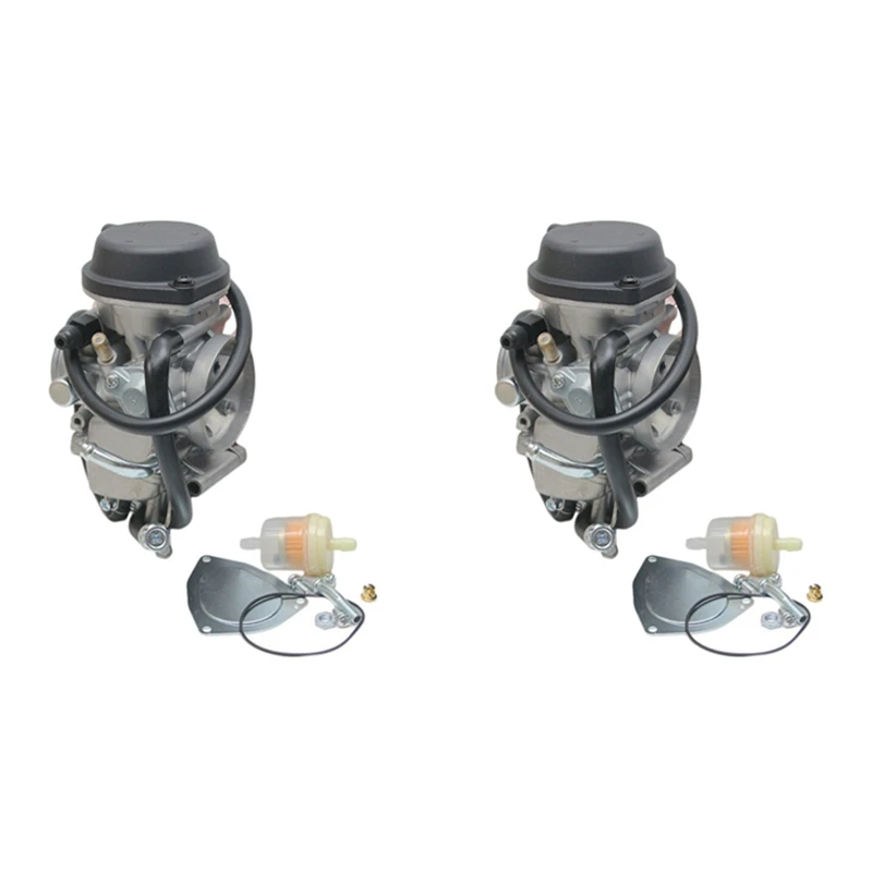 

2X Motorcycle 36Mm Pd36j Carburetor For Atv Kfx 400 Utv Ltz400