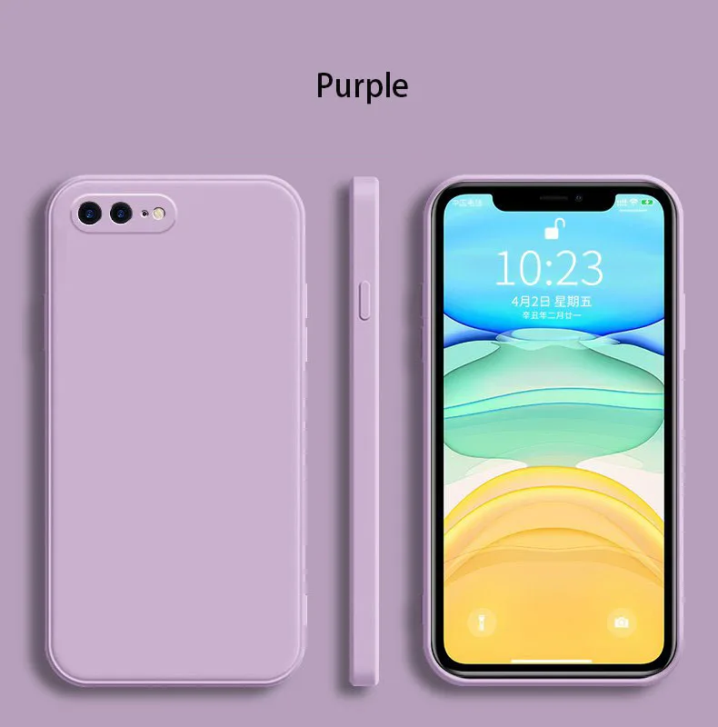 Luxury Shockproof Liquid Silicone Phone Case - Premium TPU Protective Cover