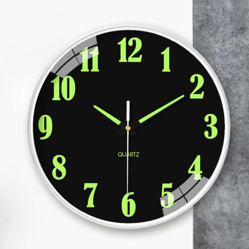 Excellent Digital Clock Long Lasting Wall Clock Big Number 30cm Wall Hanging Luminous Silent Digital Time Management