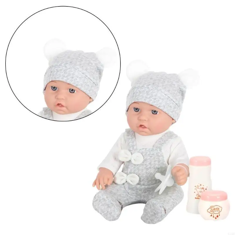 G2AE 30cm Rebirth 움직이는 팔과 다리가 있는 현실적인 소녀 인형 수제 유연성 인형