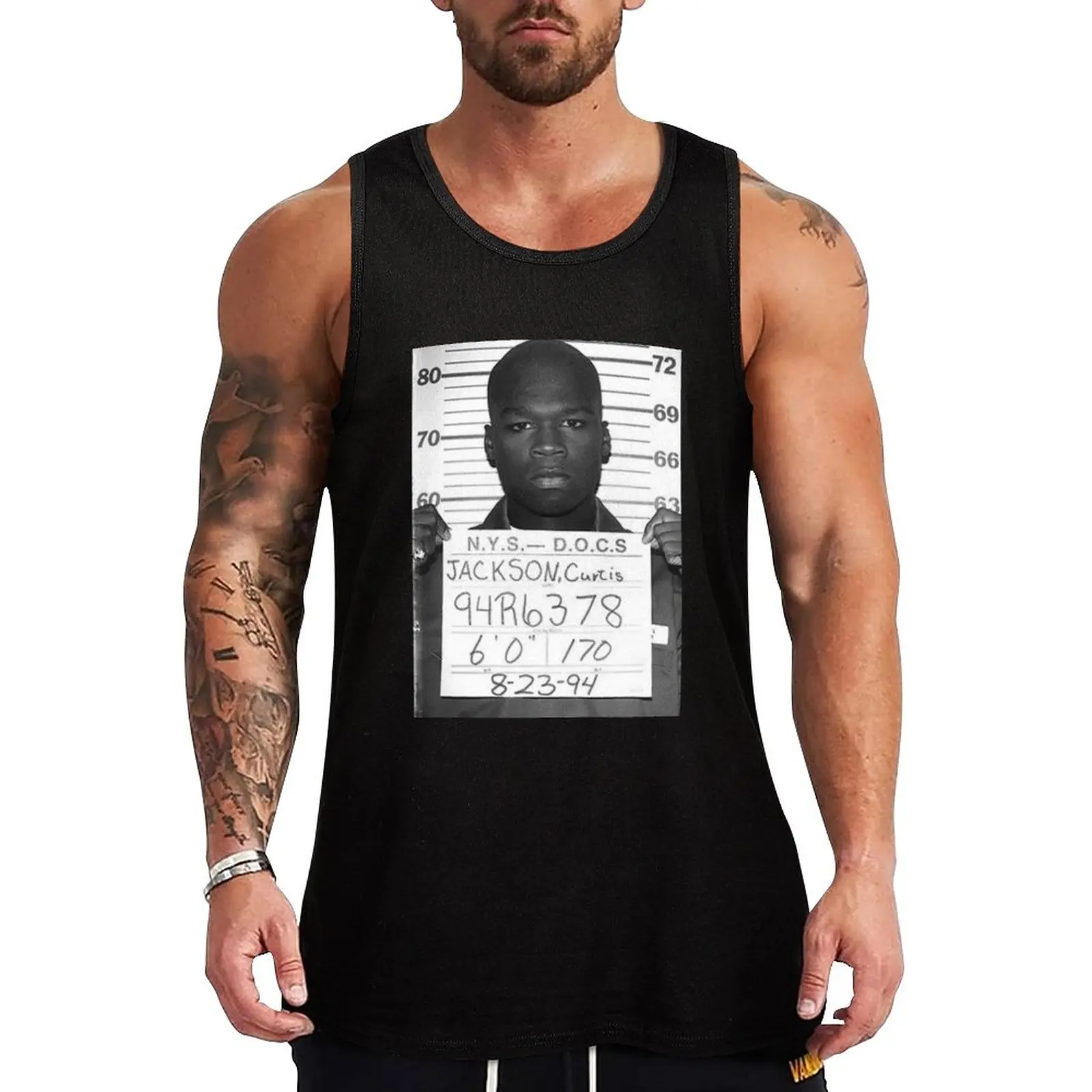 

New Fiddy Five-O Tank Top male top gym clothing men sexy clothes men