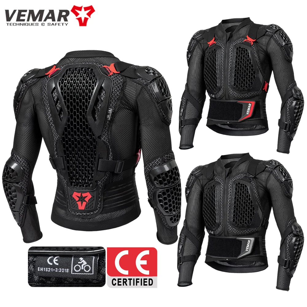 VEMAR 2025 hommes nouvelle veste de Moto Moto armure corporelle MX armure veste de course de Motocross approbation CE Moto équipement de Protection