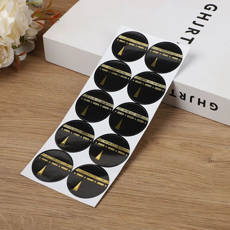 30/60 Stück 4cm Umrah Mubarak Papieraufkleber Muslimische Islamische Party Geschenkverpackung Dekoration Eid Ramadan Süßigkeitenbox DIY Etikettenaufkleber – Detail 11