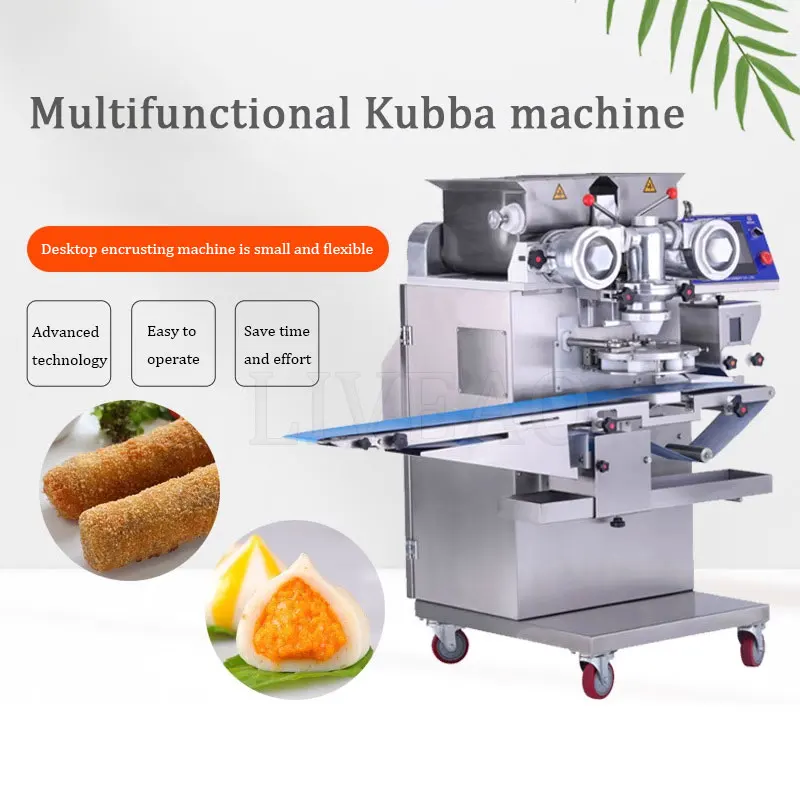 Crispy Bites Cream Filled Desser Making Machine Filled Food Encrusting  Kibbeh Kubba Maamoul Mochi Maker Machine - AliExpress