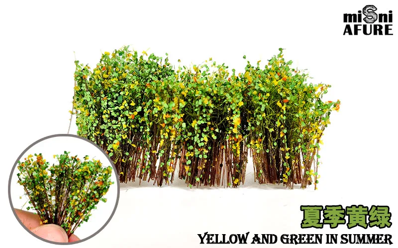 Simulation Wald Bush Modell Militär Sand Tisch Szene Layout Eisenbahn Zug Gebäude Landschaft Diorama Materialien – Detail 10