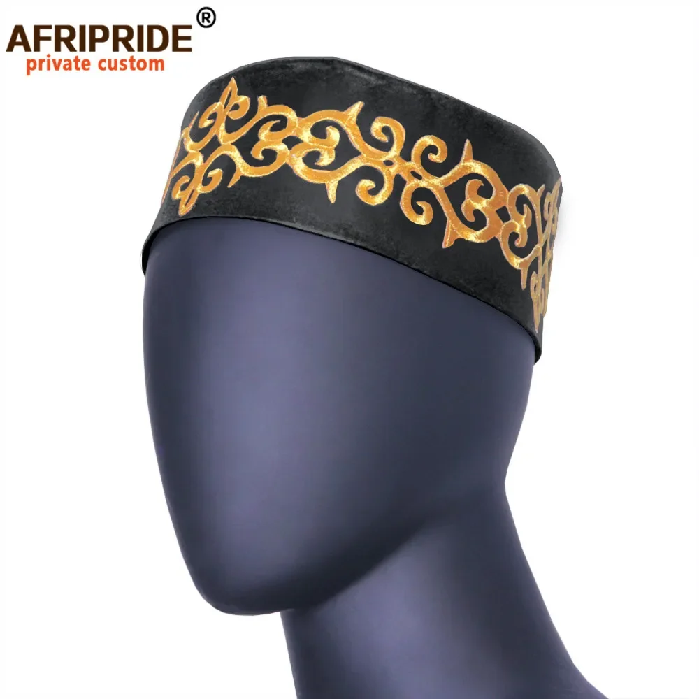 African Muslim Islam Kippah Arab Caps Musulman Ramadan Arabia Moslim Tulband Wrap Allah Muslim Prayer Cap Men AFRIPRIDE A1928010 - Image 5