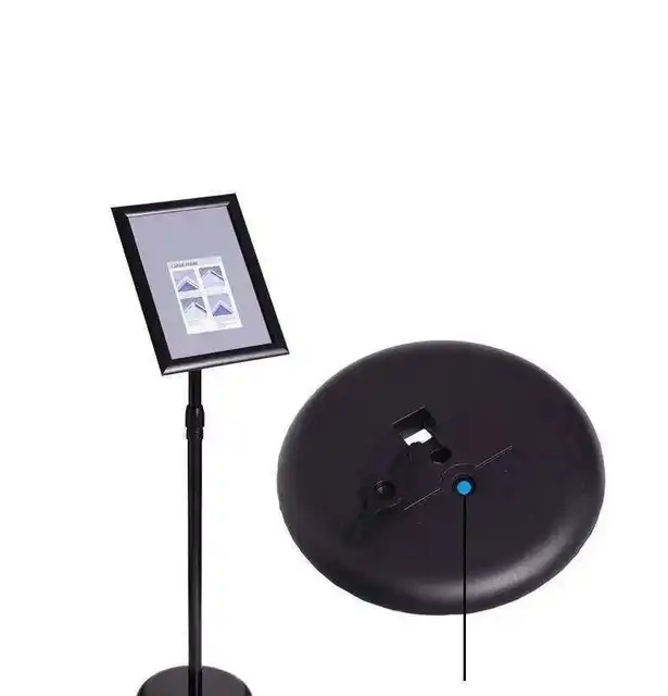 Standnee Cornice Pavimentazione Doppia Faccia 60x90cm - Supporto Poster Pubblicitario Nero - Foto 3