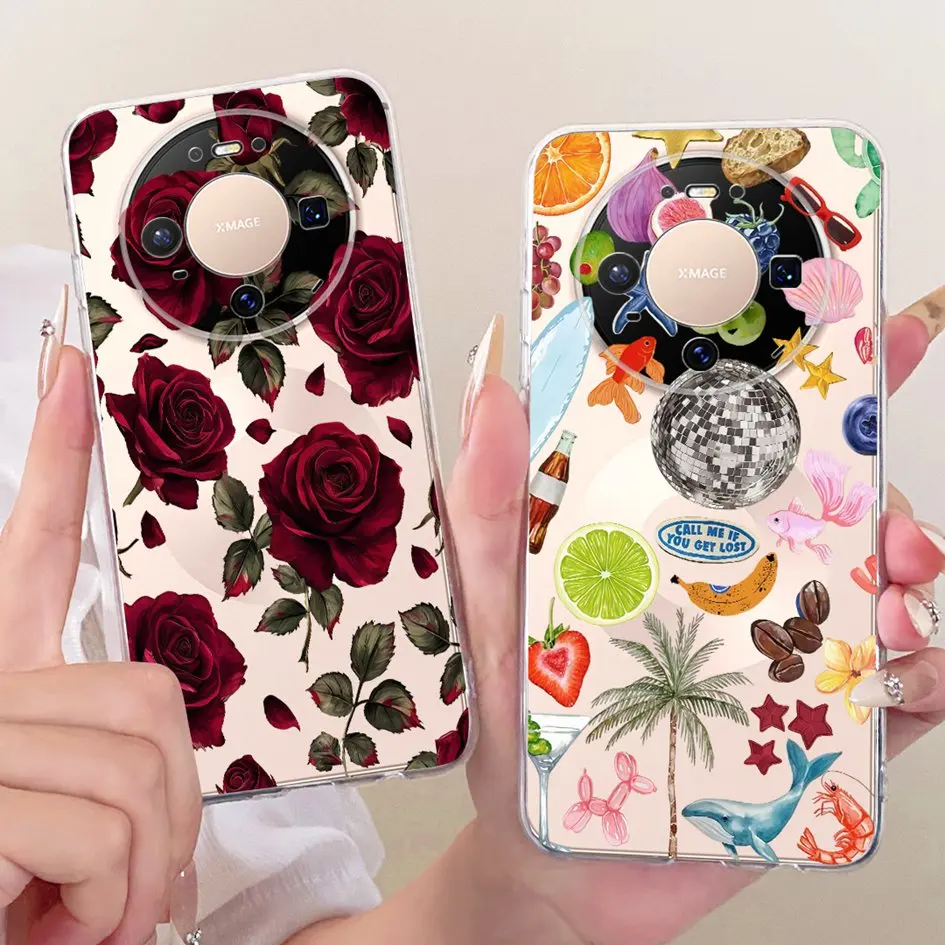 Floral Bowknot Soft Silicone Clear Phone Case - New Fashion 2025 Edition