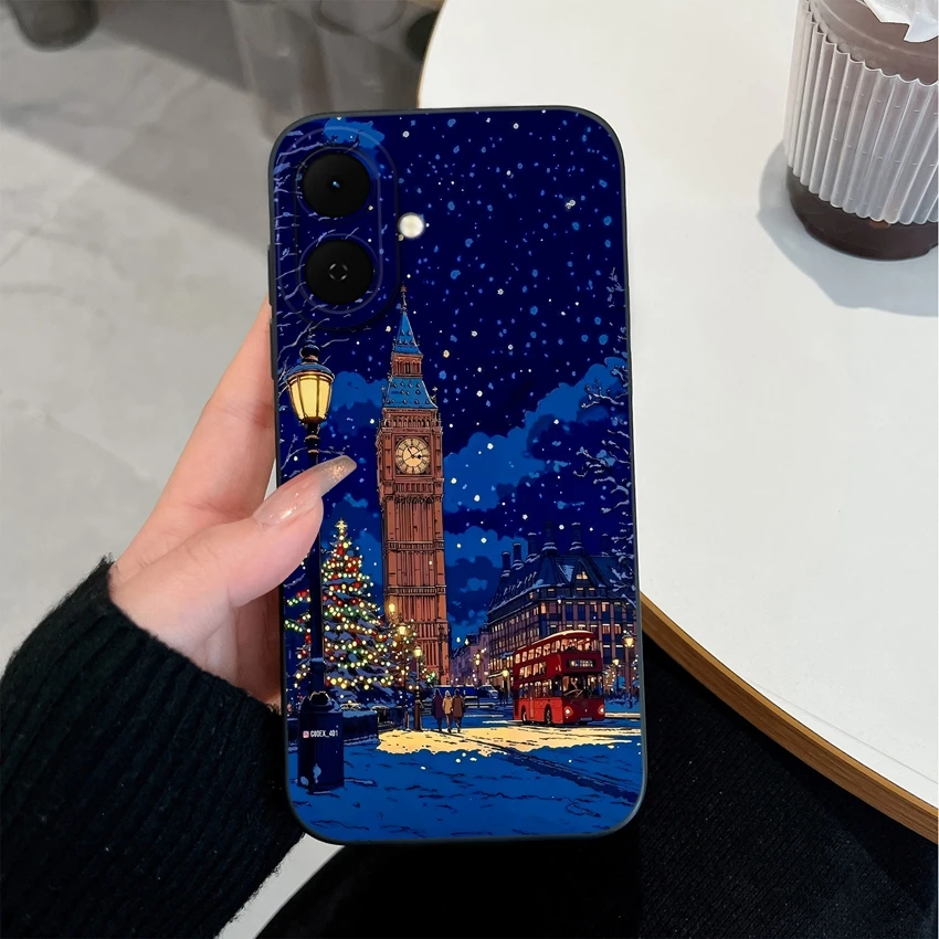 Pretty Flowers Pattern Full Coverage Soft Silicone Phone Case Cover