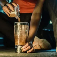 450/600ml Electric Protein Shake Stirrer USB Shake Bottle Milk Coffee Blender Kettle Sports And Fitness Charging Electric Shaker 2