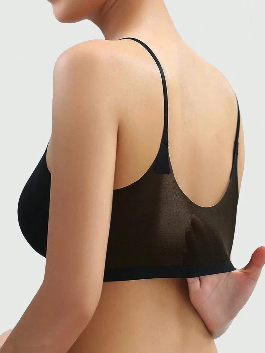 3Pcs Ultra-dünne Bh Eis Seide Bh Frau Nahtlose M-4XL Mädchen Sport Mädchen Bh Einfarbig Damen Luft kühlung Drahtlose Brassier – Detail 6