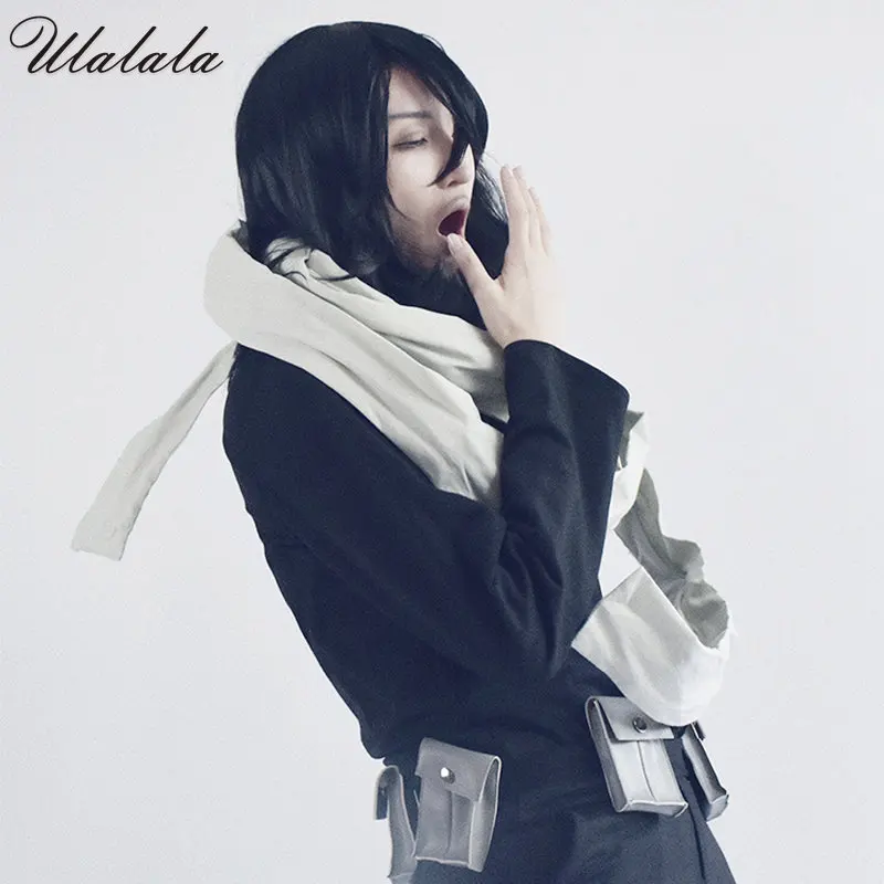 

Anime My Hero Academia Cosplay Costumes Aizawa Shouta Cosplay Halloween Party Suit Jumpsuits Set for Cartoon Black Uniform