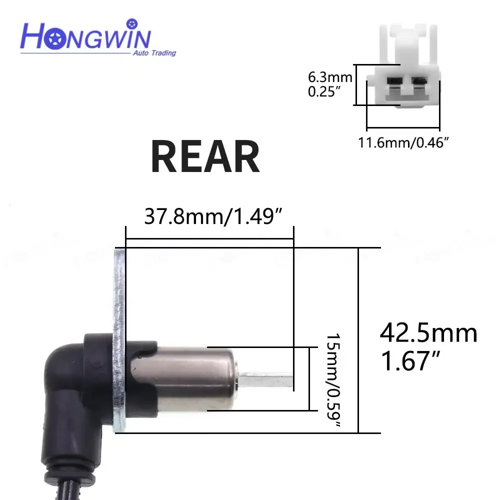 Front Rear Left Right ABS Speed Sensor For Mazda Protege 323 F S Peugeot Citroen B25D4370XG B25D4373XG B25D4371YB B25D4372YB