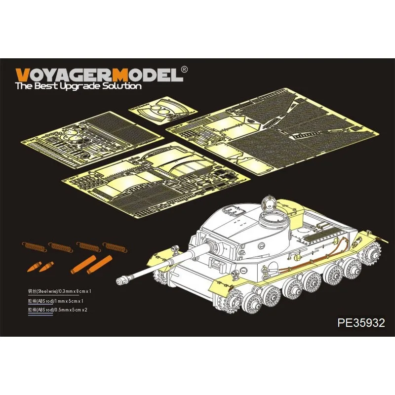 

Voyager Model PE35932 WWII German Panzerkampfwagen VI (P)（For AMUSING 35A023）