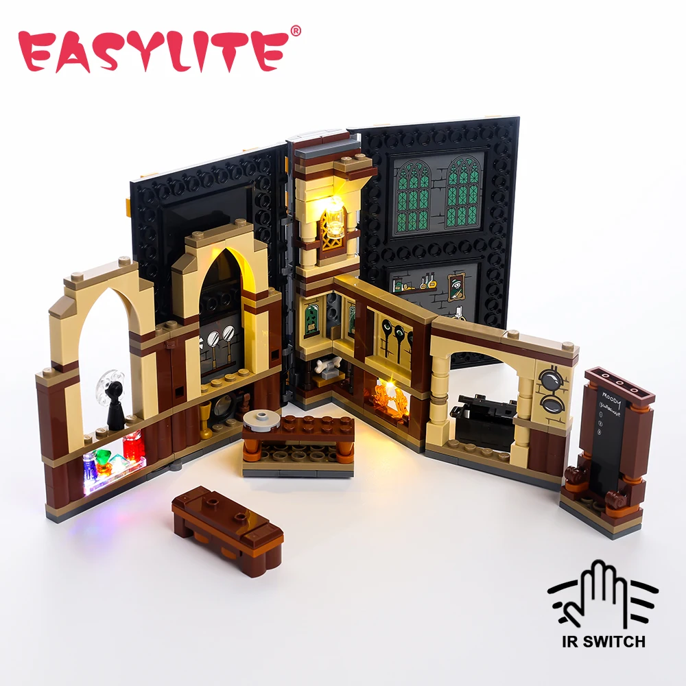 Easylite Led Light Set Per Il 76397 Classe Di Difesa Dark Art Class Book Building Brick Lamp Toys Kit Solo Kit Di Illuminazione No Model