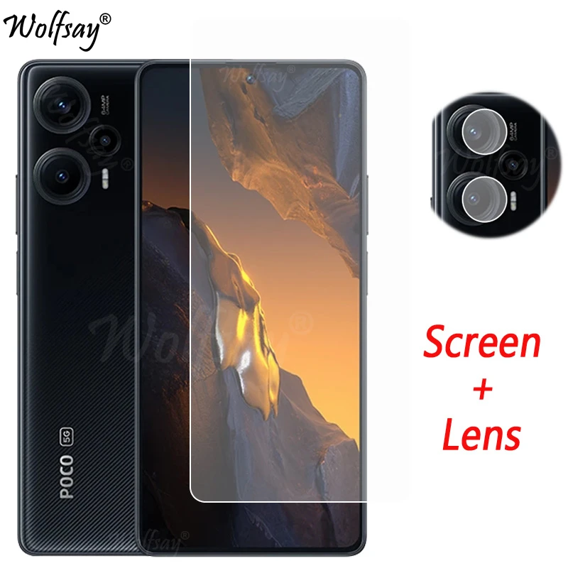 Premium Tempered Glass Camera Lens and Screen Protector