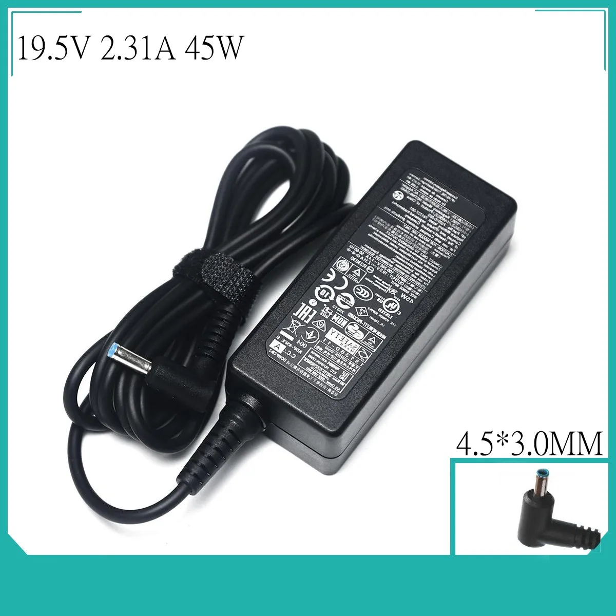 

45W Laptop Charger AC Adapter for HP Stream 11 13 14 Series Envy x360 x2 13 15 M6 250 255 G3 G4 G5 G6 19.5V 2.31A