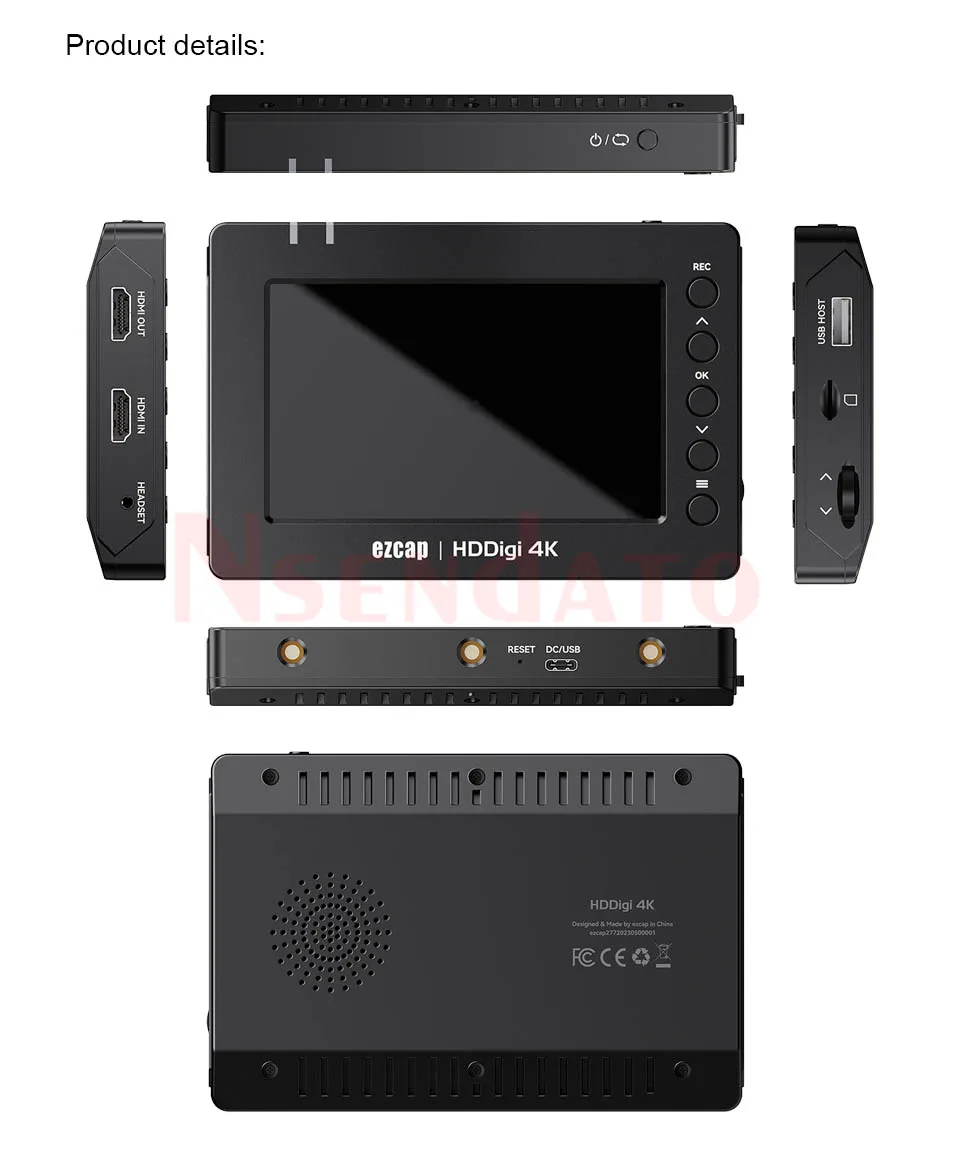 Ezcap278 HDDigi 4K HDMI USB Recorder Video Audio Game capture Card Box Support p