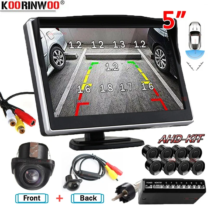 Koorinwoo Parking Sensors 8 Car Parktronics Front