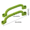 Child Climbing Frame Safety Handles Swing Accessories Garden Game Toy 2 Pcs Grab Handles Swing Toy Screws 6