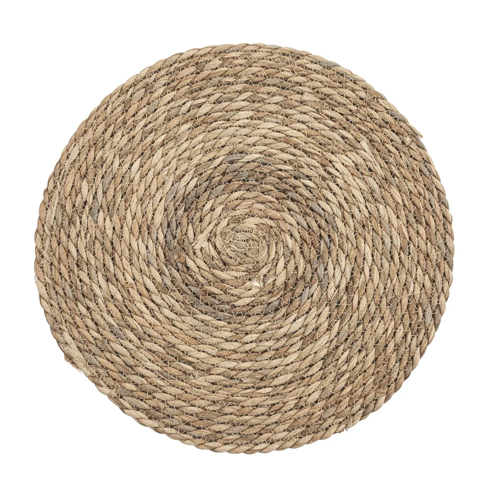 Tieker round floor cat scratching mat woven sleeping mat wear-resistant pet cat scratching mat sharpening claws