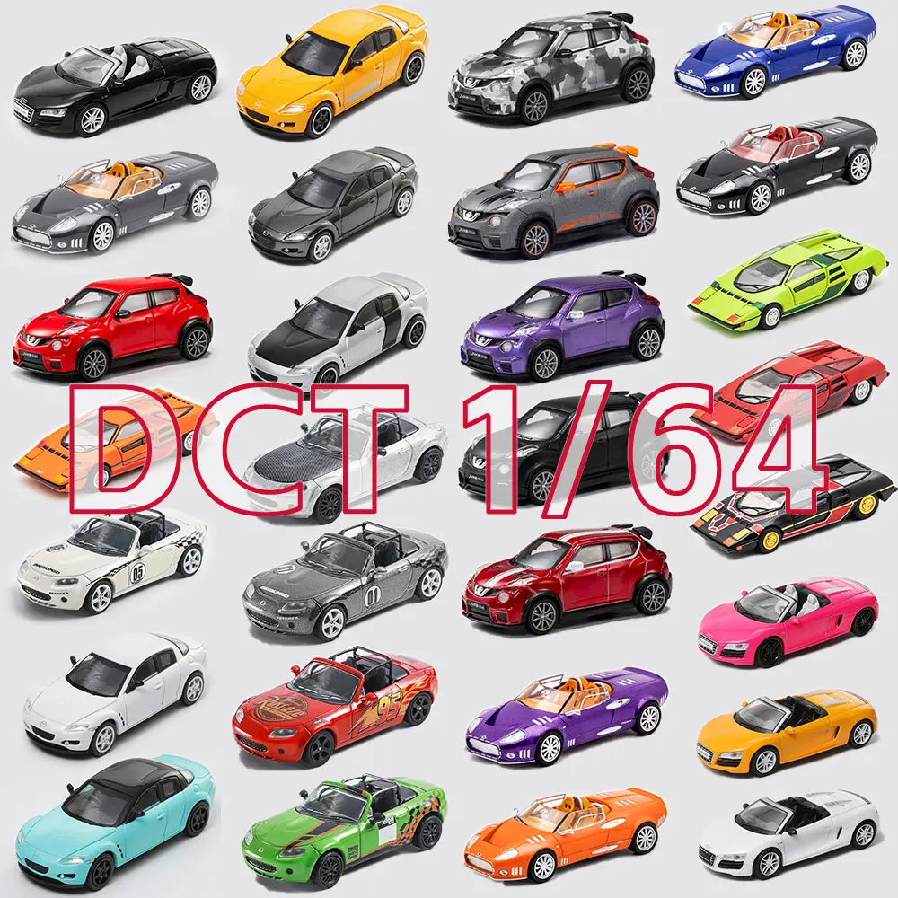 Luxury Diecast Alloy Car Collection with Display Box