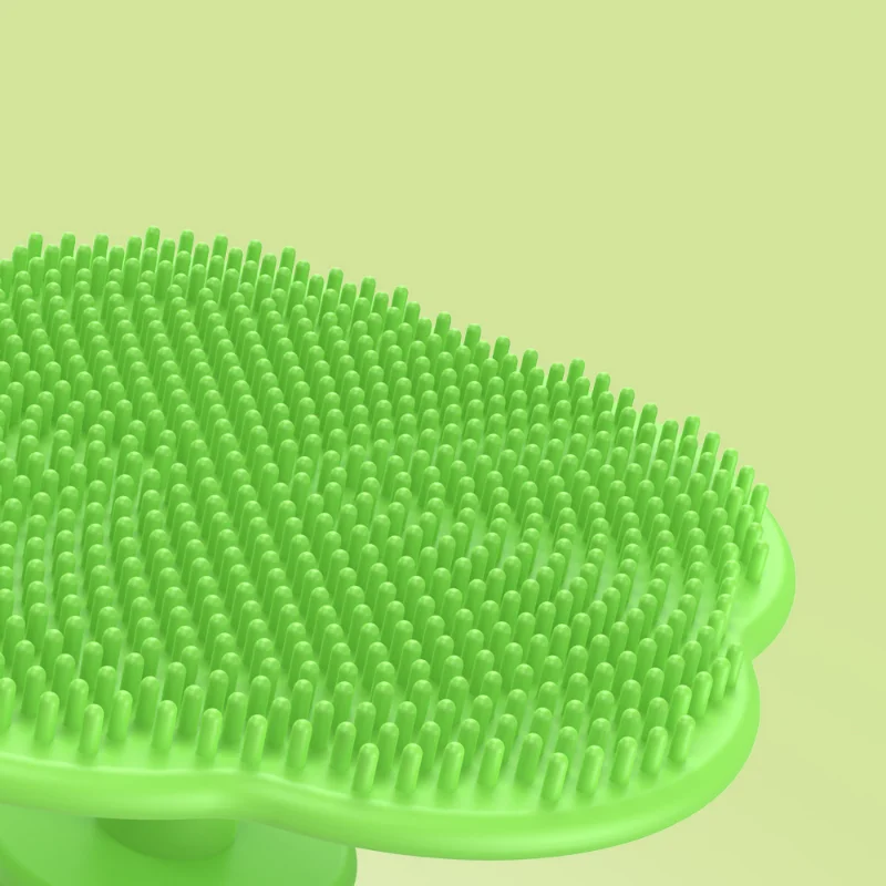 Baby Brush 1Pc Baby Bath Brush Infant Fetal Head Fat Cleaning Silicone Brush Newborn Soft Hair Comb Head Massager Baby Care Accessorie
