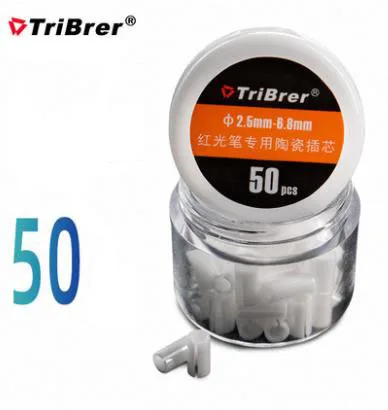Shanghai letter test tribrer light fiber optic pen head accessories test light pen ceramic core ceramic sleeve 7mm