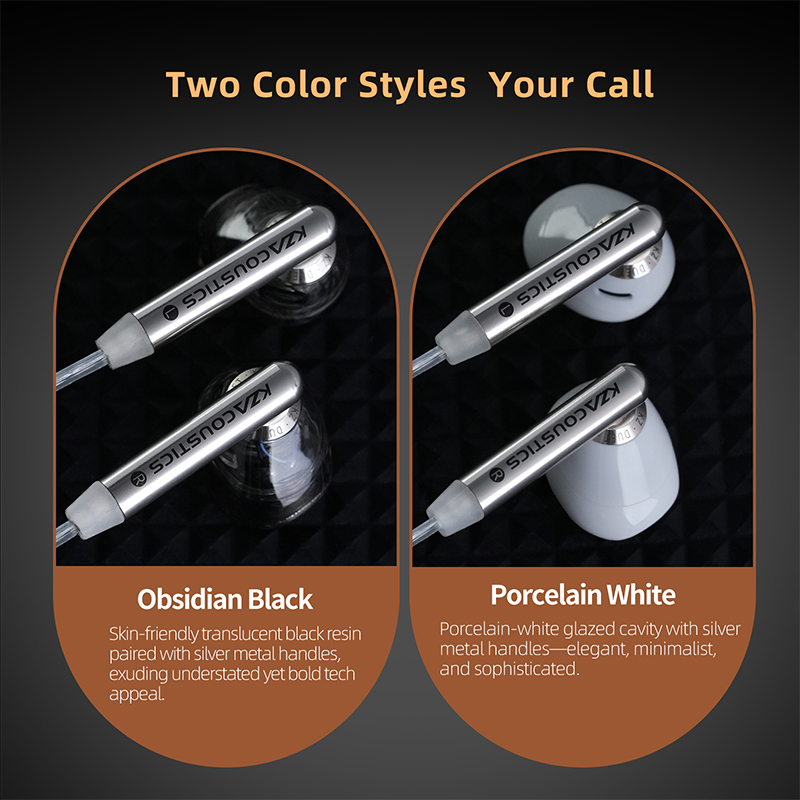 KZ Duet Wired Earphones Quad Core Dual Dynamic Drivers Earphones In Ear Wired Earbuds Music Gaming Headsets HiFi Sound 2DD IEM