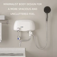 110 V/220 V chauffe-eau instantané 3500 W double prises d'eau chaude/froide chauffe-eau électrique salle de bain douche avec affichage de la température 3
