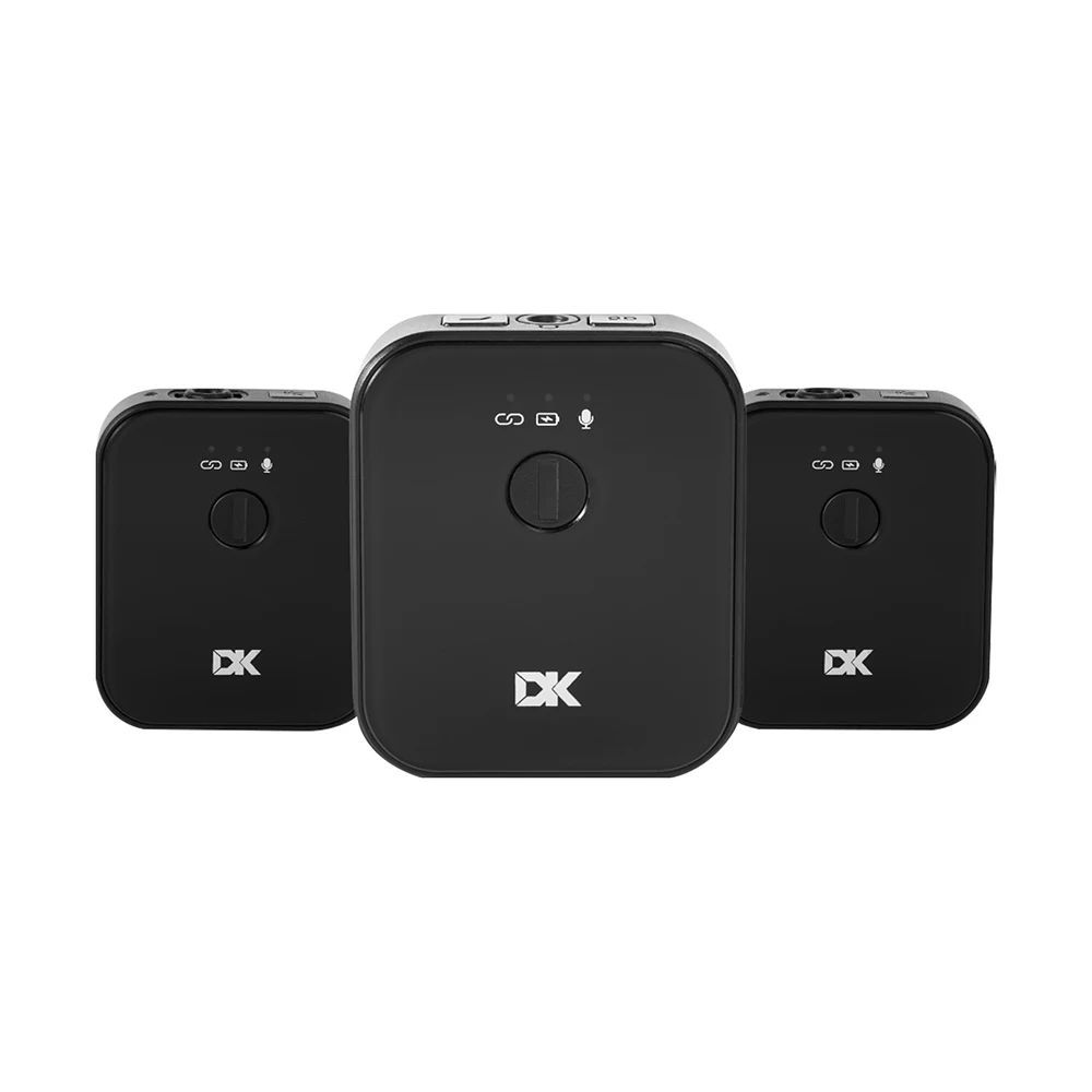 DK MP-9 Lavalier Wireless Microphone Intelligent Noise Reduction Wireless Lavalier Smart Microphone for Interview Recording