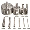 10PCS 3-50mm Diamond Hole Saw Drill Bits Set For Glass Marble Porcelain Tile Cutting Tools Drill Bits Set