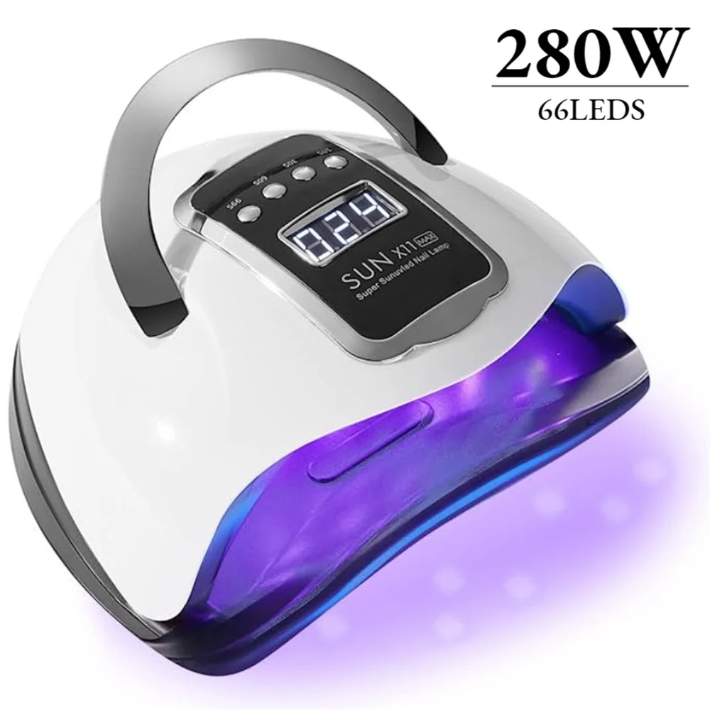 

66LEDs Nail Dryer UV LED Nail Lamp For Curing All Gel Nail Polish With Motion Sensing Professional Manicure Salon Tool Equipment