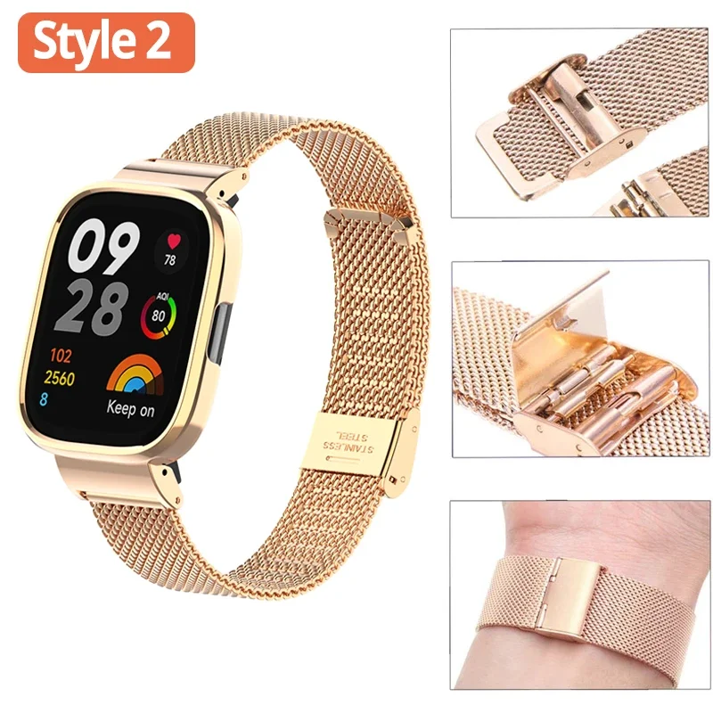 Metal Bracelet with Magnetic Loop and Case Protector