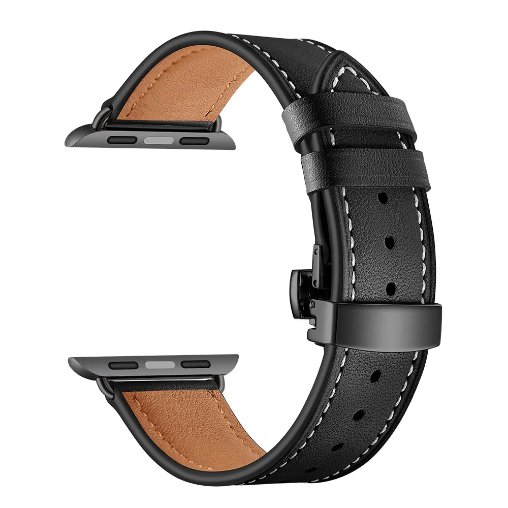 Premium Leather Watch Straps - Elegant Wristband Bracelet