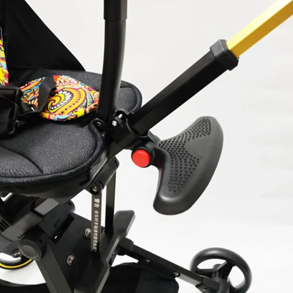 Universal Baby Stroller Footrest-Slip-On Pushchair Accessory Suitable for Prams Tricycles & Other Rider Gear Plus Size Design