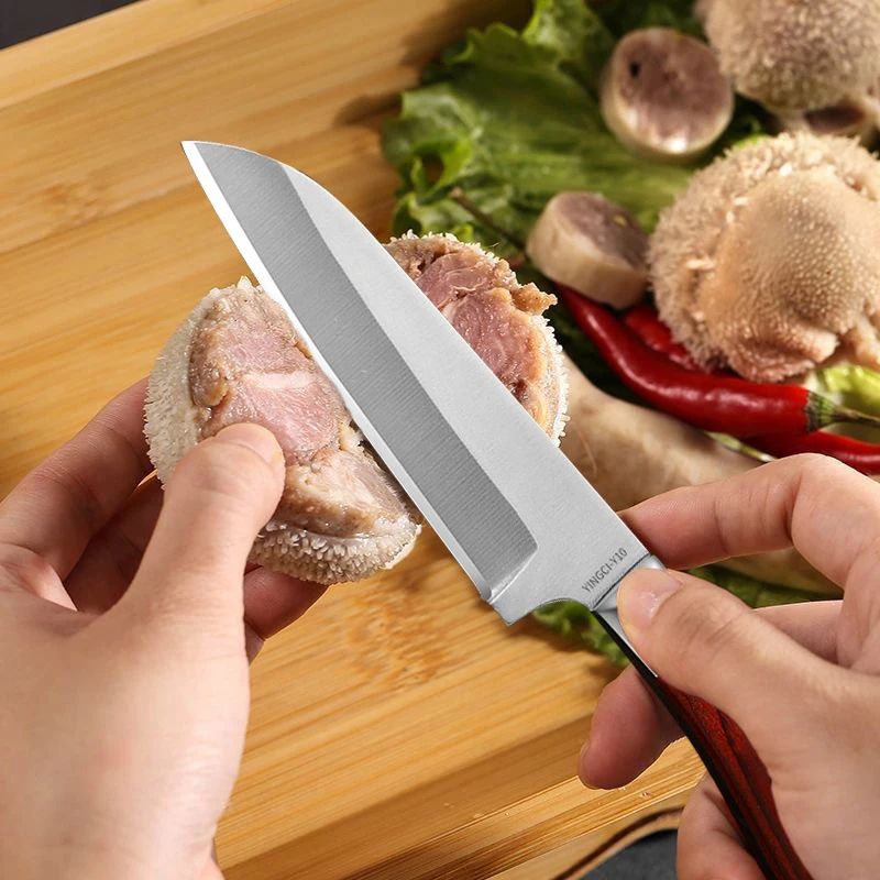 Mini Kitchen Meat Fruit Knife Stainless Steel Chef Cleaver Boning Knife Cutlery Set Butcher Steak with Cover