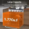 21 Inch RV Gas Range Stove 12V. Gas Range Oven for RV Use with 3 Burners 1.77 Cu.Ft. Capacity Gas Oven Open Flame 3