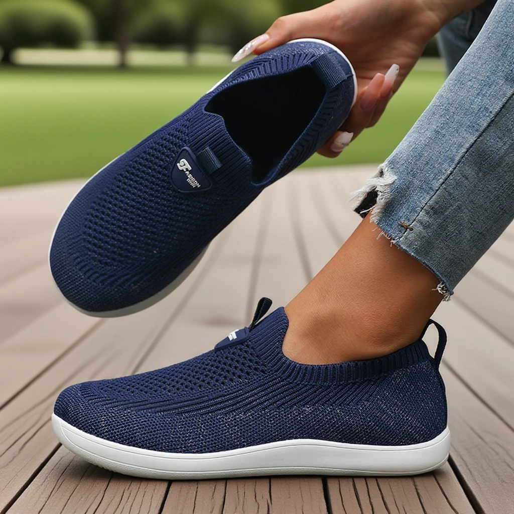 Zero Difference Shoes for Men and Women Wide Version Sports Walking Shoes Soft Sole Anti Slip Comfortable Running Tennis Shoes 3