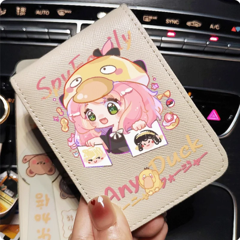 Anime Spy Family Anya Forger Cartoon Fashion Wallets PU Purse Card Holder Money Bag Gift B1289 Cosplay