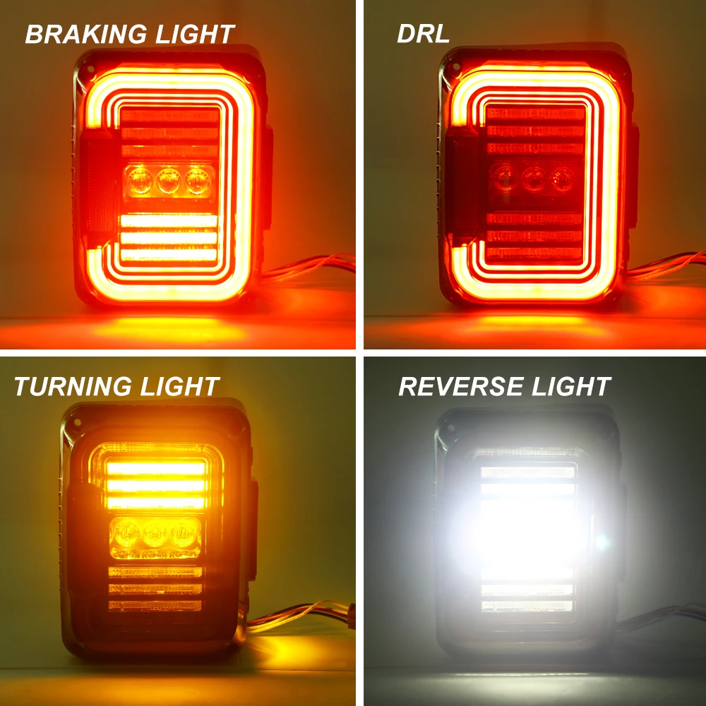 12v Led Rear Tail Lights Stop Signal For Cars Truck  Car Rear Lamps Led Lights T