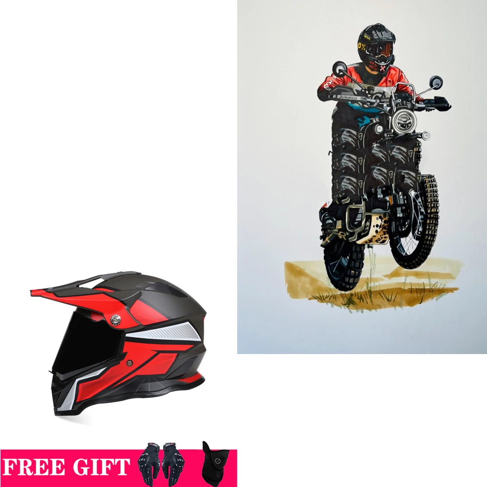 ������� ��� ���̽� �����ε� ���� ũ�ν� ��� ���̽� Casque Dirt Bike Capacete De Moto Casco Kask Helm DOT ECE