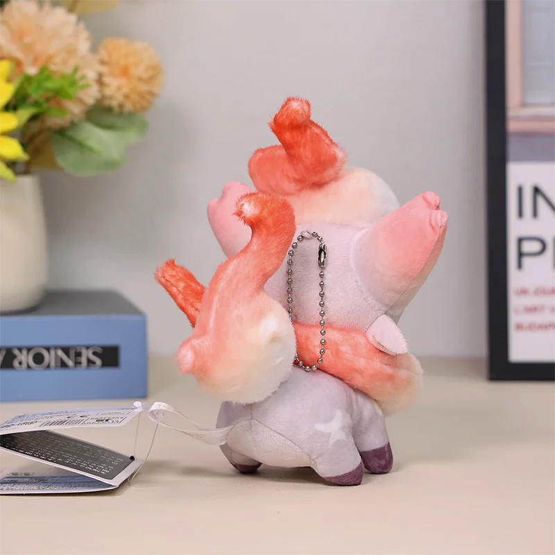 13 cm Neue Pokemon Plüsch-schlüsselanhänger Zorua Charme Hisui Hisuian Stofftier Anhänger Weiche Puppe Geschenk – Detail 10
