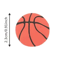 35Pcs Students Stationary Novelty Pencil Rubber Eraser For Children Kids Cartoon Football Basketball Mini Eraser School Erasers 2