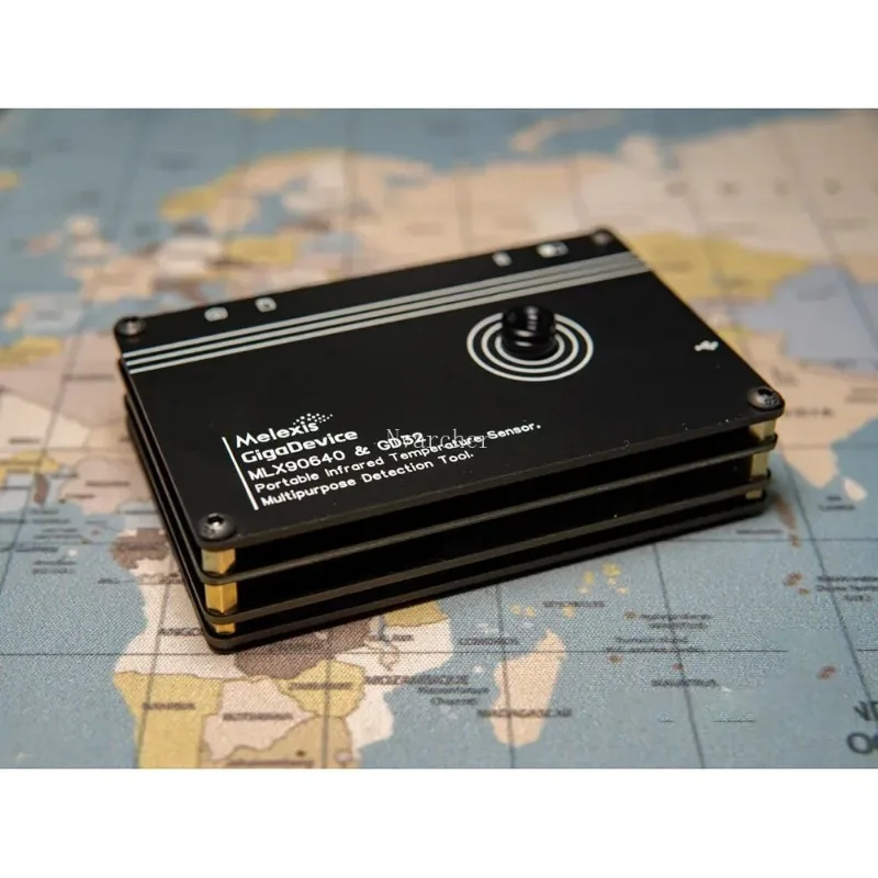 Polegada Mlx90640 Recarregável Faça Você Mesmo Infravermelho Detector de Temperatura de Imagem Térmica Salvar Imagens Equipamento de Reparo Eletrônico 3.2 - Imagem 2