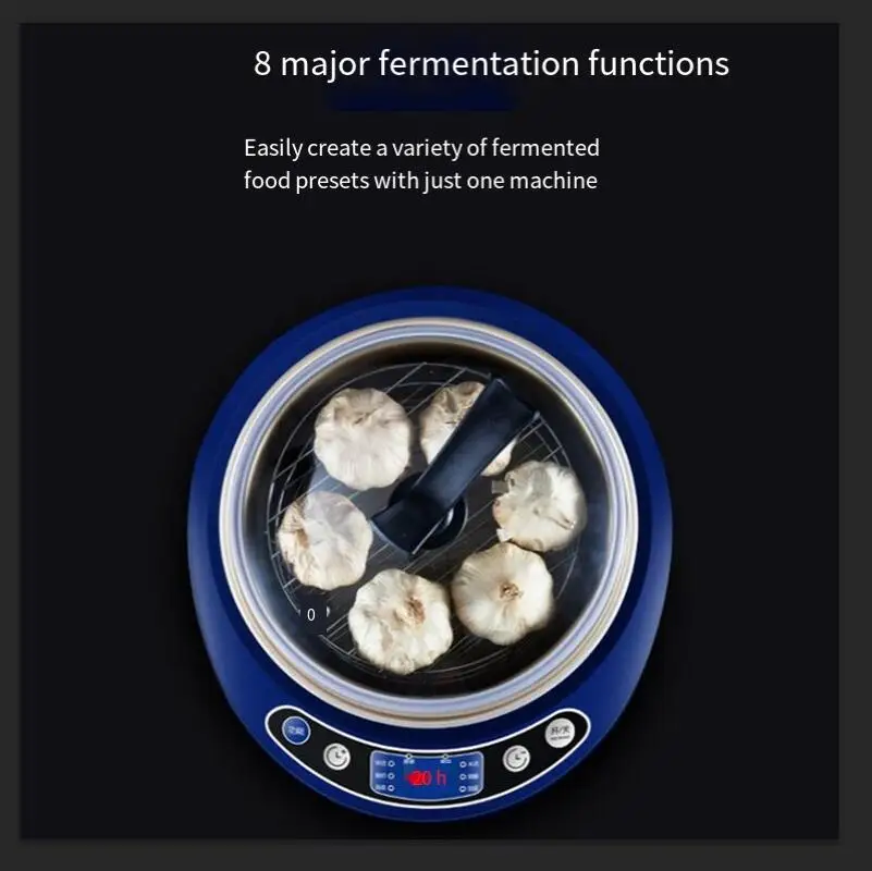 6L 110w Automatic Black garlic fermenter household DIY zymolysis pot maker 220V black garlic fermenting machine Energy saving